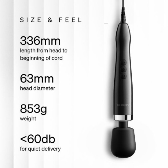 DOXY 2.0 DIE CAST MAX PLUG‑IN METAL BLACK