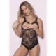 OH LA LA CHERI AMBER TEDDY ONE SIZE BLACK