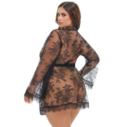 OH LA LA CHERI - AMORE ROBE -  BLACK