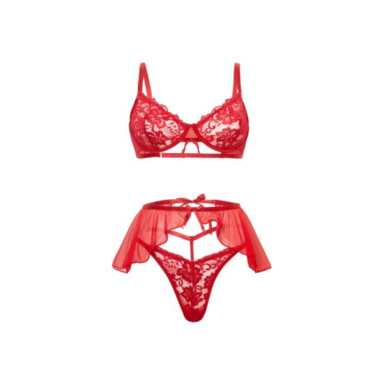 OH LA LA CHERI CELESTE 3 PC SET RED