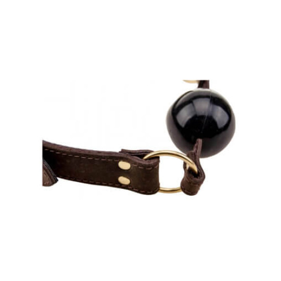 BOUND Nubuck Leather Solid Ball Gag
