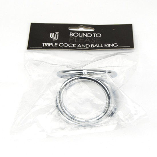 Bound to Please Triple Cock and Ball Ring
