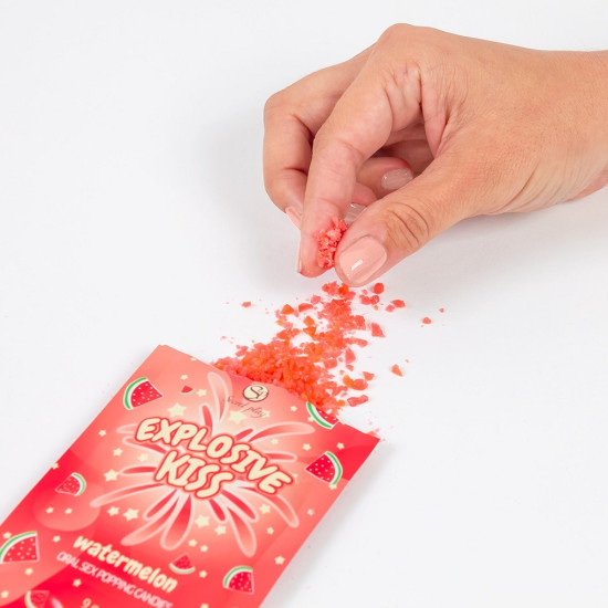 Explosive Kiss Popping Candies Watermelon Flavour